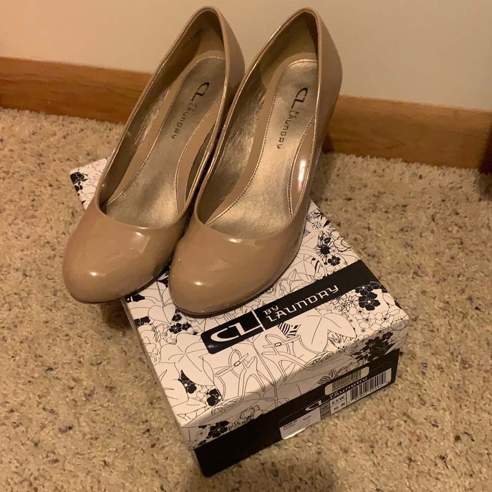 CL by Laundry Nude Heels